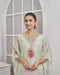 Blush Bloom Ombre Kaftan Co-ord Set with Straight Pants