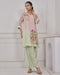 Blush Meadow Embroidered Kurta & Palazzo Set